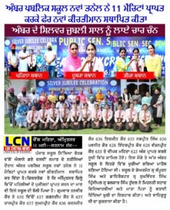 Read more about the article Amber Public School Achieved new Milestone in Class 10th Result